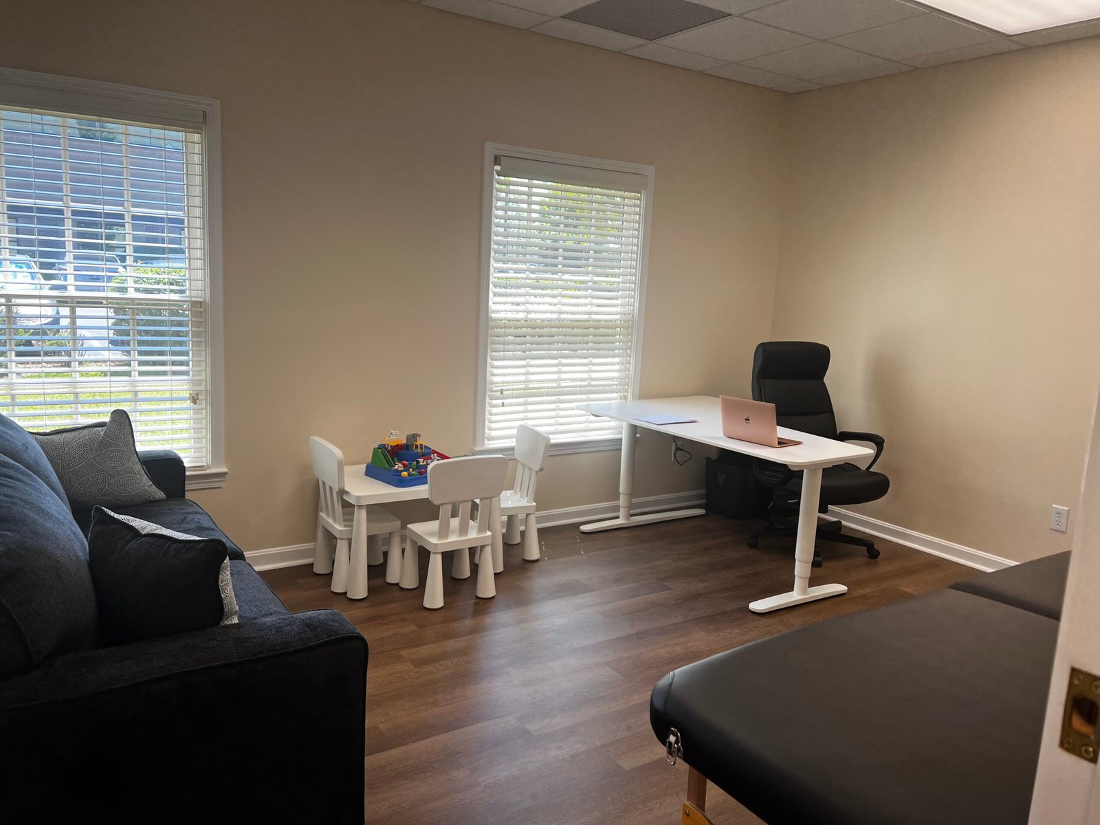 relaxing clinical room