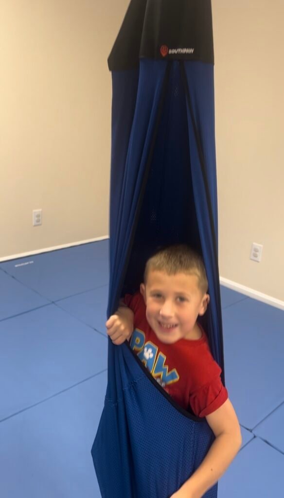 Sensory integration deep pressure swing