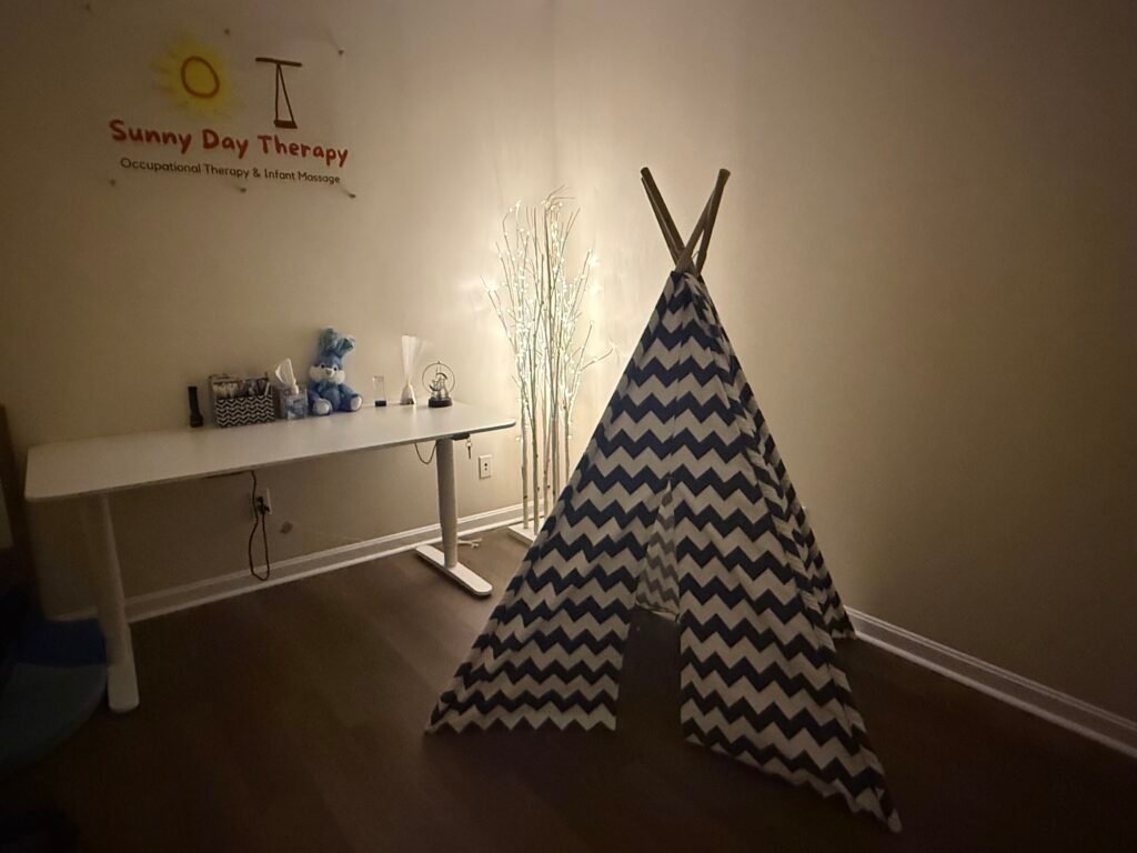 The power of play and connection was shown in Toy Story 5; in the same way, I use play and connection in therapy to inspire children to make progress as an OT in Central Kentucky. Here are some of the toys and tents I design for play during OT.